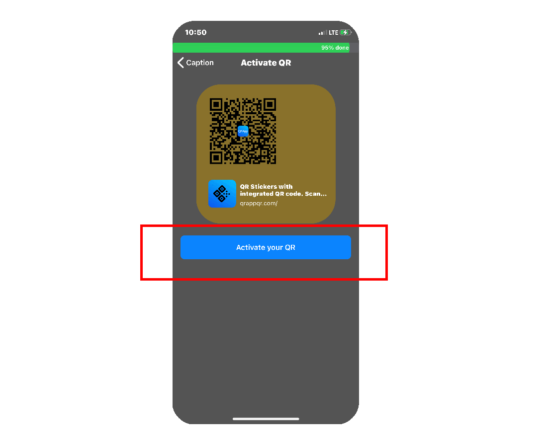 Create a website qr-code for free with QRApp and activate your qr-code